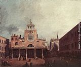 Canaletto Canvas Paintings - San Giacomo di Rialto